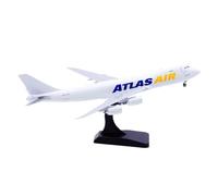 For il modello di aereo passeggeri in scala 1:400 Atlas Air Boeing B747-8F in metallo pressofuso N859GT con supporto.