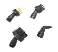 For il set di ugelli di collegamento for pulitore a vapore Kitfort for modello KT-1000-03 Kit di accessori for spazzola di pulizia multiuso Pulizia profonda Nero 4 pezzi