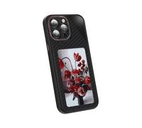 For iPhone 13 Pro Max NFC Customize Pattern Phone Case DIY Pattern 3-Color E Ink Case Display
