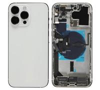 For iPhone 14 Pro Max Battery Back Cover Assembly, Version:CE EU Version(Silver)