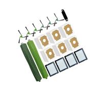 For irobot for roomba Parti for aspirapolvere, confezione da 19 | For irobot for roomba Max 705/706 Combo: 2 principali, 6 laterali, 10 borse, 1 strumento.