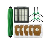 For iRobot Roomba Plus405 Combo/Plus505 Combo Robot Aspirapolvere Ricambio Spazzola Principale Laterale Sacchetto Polvere Filtro Hepa Accessori(12pcs)