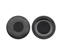 for jabra for evolve 20 30 40 65 - Copriorecchie in pelle proteica, con schiuma ad alta densità per un maggiore comfort, nero, 60 x 18 mm (H)