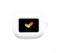 for jbl LIVE Buds4 - Custodia morbida per custodia in silicone resistente agli urti, facile accesso, design da viaggio, colore: rosso, 8 x 8 x 1 cm (bianco)