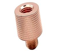 For JPC for Adattatore connettore da M10 a 3/8, hardware di montaggio in acciaio inossidabile con placcatura in oro e argento for l'installazione dell'(Gold)