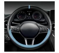 For Kangoo For Logan 1 2 3 Protezione Volante Auto | Leather protects the steering wheel from wear and tear.(Blue circle)
