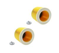 For Karcher Vacuum Cleaners Parts Cartridge Filter WD2250 WD3.200 MV2 MV3 WD3 Karcher Filter Parts Air Dust Filters(2pcs)
