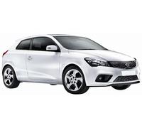 For KIA CEE'D DAL 05.2012> VETRO DX CURVO CROMATO PER SPECCHIETTO RETROVISORE