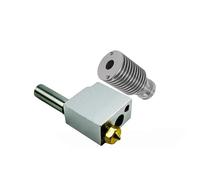 For kit hotend FLSUN SR Super Racer Delta Part 4 in 1 ugello in ottone Heatbreak Heat Block Throat Heatsink accessorio for stampante 3D distintivo