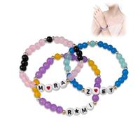 for Korea-Pop Merch Bracciali ispirati, impilabili ed elastici, per i tifosi, per i fan della Corea pop, cosplay, accessori, compleanni, Natale