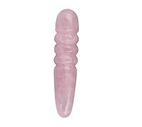 For la Bacchetta da massaggio con cristallo di quarzo naturale Bacchetta da massaggio con quarzo rosa Bastone da massaggio con pietra di cristallo di guarigione di grandi dimensioni Cristalli Reiki (