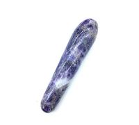 For la Bacchetta da massaggio con cristallo di quarzo naturale Bacchetta da massaggio con quarzo rosa Bastone da massaggio con pietra di cristallo di guarigione di grandi dimensioni Cristalli Reiki (