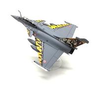 For la collezione di modelli di aeromobili in lega modello Rafale B biposto mimetici dell'aeronautica francese e espositore in scala 1/72(Gray2)