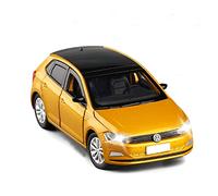 For La Nuova Auto Giocattolo Volkswagen Polo-PLUS 1 32 In Lega Di Simulazione Modello Auto Macchinine Mini Auto(Oro)