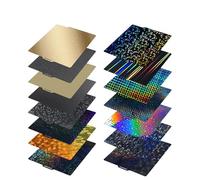 For la piastra di costruzione Bambulab P1S, lamiera di acciaio a molla, lamiera liscia Pei da 257 mm, piastra di costruzione Pei Pei, Bamboo Lab P1 X1 X1C, aggiornamenti P1P distintivo(257mm magnetic)