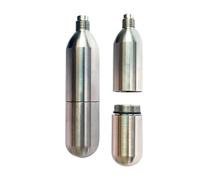 For la preparazione casalinga di caffè, bibite, succhi, bevande, cartucce di CO2, adattatore for gonfiaggio birra, cartucce ricaricabili con filettatura UNF da 3/8-24(16g cartridge set)