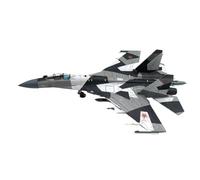 For la scala 1:100 di aerei da caccia russi SU35, modello di aereo in lega, collezione statica finita, ornamenti espositivi