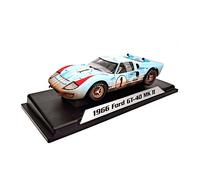 For La Scala 1:18 1966 Ford GT-40 GT40 MK II Modello Di Auto In Lega Metallo Pressofuso Giocattolo Veicolo Rosso