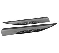 For Land Rover Range Rover Evoque 2012-2019 Griglia del radiatore anteriore Modanatura superiore 2 pezzi Grigio LR027316 Paraurti anteriore for griglia laterale parafango