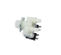 For lavatrice Elettrovalvola di ingresso acqua elettrica universale a doppia testa, compatibile con FPS180A, parti rondella