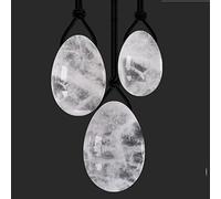 For Le Donne Kegel Training 3 Taglie Cristallo Di Rocca Muscoli Del Pavimento Pelvico Forato E Non Forato Massaggio Esercizio Palla Da Massaggio,1 Drilled-Small decorazione della stanza (Color : 1 Un