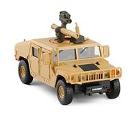 For Le Forze Armate Statunitensi H1 Chariot 1 32 Simulazione In Lega Pressofusione Suono E Luce Tirare Indietro Modello Macchinine Mini Auto(Yellow)