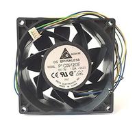 For -Line Server Fan, 8100RPM, 202.82CFM, 80,000 Hours Lifespan IP68 Waterproof Fan for PFC0912DE 9238-12V 3.72A 4 LMNCBVYA