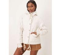 For Love & Lemons - Isabel - Piumino trapuntato color crema-Bianco S