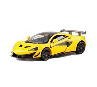 For McLaren 570S GT4 1 32 Supercar Lega Acusto-ottico Force Control Modello Di Simulazione Regalo Macchinine Mini Auto(Yellow)
