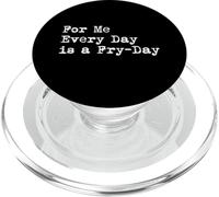 For Me Every Day is Fry-Day Funny French Fries Minimalist PopSockets PopGrip per MagSafe