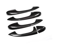 For Mercedes For Benz E Class W213 GLC X253 C Class W205 2015-2021 Exterior Door Handles,Car Outer Handle Left Hand Driver Car Door Handle Trim Accessories(Carbon Fiber)