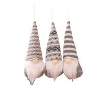 for mini Ornamenti Gnomo di Set di 3 da Appendere su for decorazione