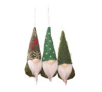 for mini Ornamenti Gnomo di Set di 3 da Appendere su for decorazione