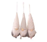 for mini Ornamenti Gnomo di Set di 3 da Appendere su for decorazione
