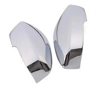 For Mitsubishi For Eclipse For Cross 2018-2022 Door Mirror Cover Caps Rearview Side Mirror Cover Exterior Trim Fiber Look Wing Cap(Silver)