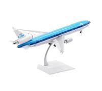 For modelli in scala 1/200 di aerei passeggeri in lega KLM Royal Dutch Airlines MD-11, modello for la collezione di appassionati di aviazione.