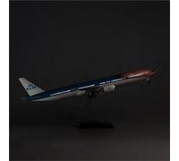 For modellino di aereo, 47 cm, scala 1/157, B777 della KLM Royal Dutch Airlines, modello di aereo in resina pressofusa con luci e ruote.(Withled)