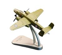 For modellino di aereo giocattolo in lega di bombardiere B25 Mitchell in scala 1/144 pressofuso, ornamenti, souvenir, regalo