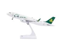 For Modello Di Aereo Da 30 Cm Spring Airlines Con Luci Del Carrello Di Atterraggio Airbus Simulato Aereo Passeggeri A320 Modello Di Aeromobile Collezione Ornamenti Regalo Raffinato