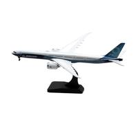 For modello di aereo jet in lega pressofusa Boeing B777-9X in scala 1:400 con supporto e scheda for l'aviazione civile