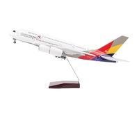 For Modello Di Aereo Simulato Da 44 Cm Asiana Airlines A380 Con Luci Del Carrello Di Atterraggio Modello Airbus Ornamenti For Aerei Passeggeri Collezione Commemorativa Raffinato