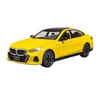 For modello di auto in lega XM 530LI in scala 1/24 da collezione con luci ed effetti sonori, ornamento for auto giocattolo pressofuso(Yellow)