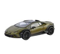 For modello di auto Lamborghini in lega di zinco 1:18, modello di auto in metallo pressofuso ad alta siulazione con effetti sonori e luminosi da collezione(Green)
