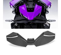For MT-09 2024 MT09 SP 2024 2025 Accessori Nuovo modello di motocicletta Aerodinamica Winglet Kit spoiler anteriore Deportanza Ala anteriore nuda (Stampa a trasferimento d'acqua - grigio)