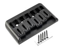 For Mus-iclily Pro 52,5 mm spaziatura delle corde stile moderno sella hardtail ponte fisso ponte non tremolo for ST for chitarra elettrica stile TL(Zwart)