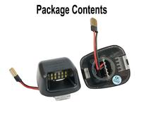 For-Nissan Navara D40 D23 NP300 D22 Modelli 2pcs Targa Lampade Luci UK