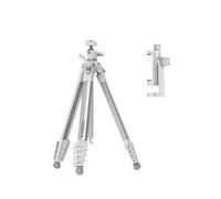 For OMBRA II 1.56M Tripod with Uka Quick-Release Plate Phone Clamp Arca Quick Release Camera Tripod for Phone Vlog White
