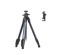 For OMBRA II 1.56M Tripod with Uka Quick-Release Plate Phone Clamp Arca Quick Release Camera Tripod for Phone Vlog Black