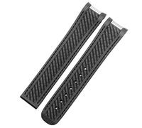 For Omega 300 AT150 Aqua Terra Ultra Light 8900 Series 20mm Silica Gel Watchband (Color : Silver Yellow, Size : 20mm)