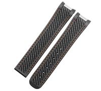 For Omega 300 AT150 Aqua Terra Ultra Light 8900 Series 20mm Silica Gel Watchband (Color : Silver Yellow, Size : 20mm)